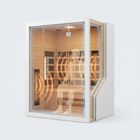 2 Person Extendable FAR Infrared Sauna for Home, Hemlock Wood Low EMF 6 Carbon Heaters Indoor Saunas with LED Lights, Bluetooth Speaker, Digital Control Panel, and Seating Bench — How It Works